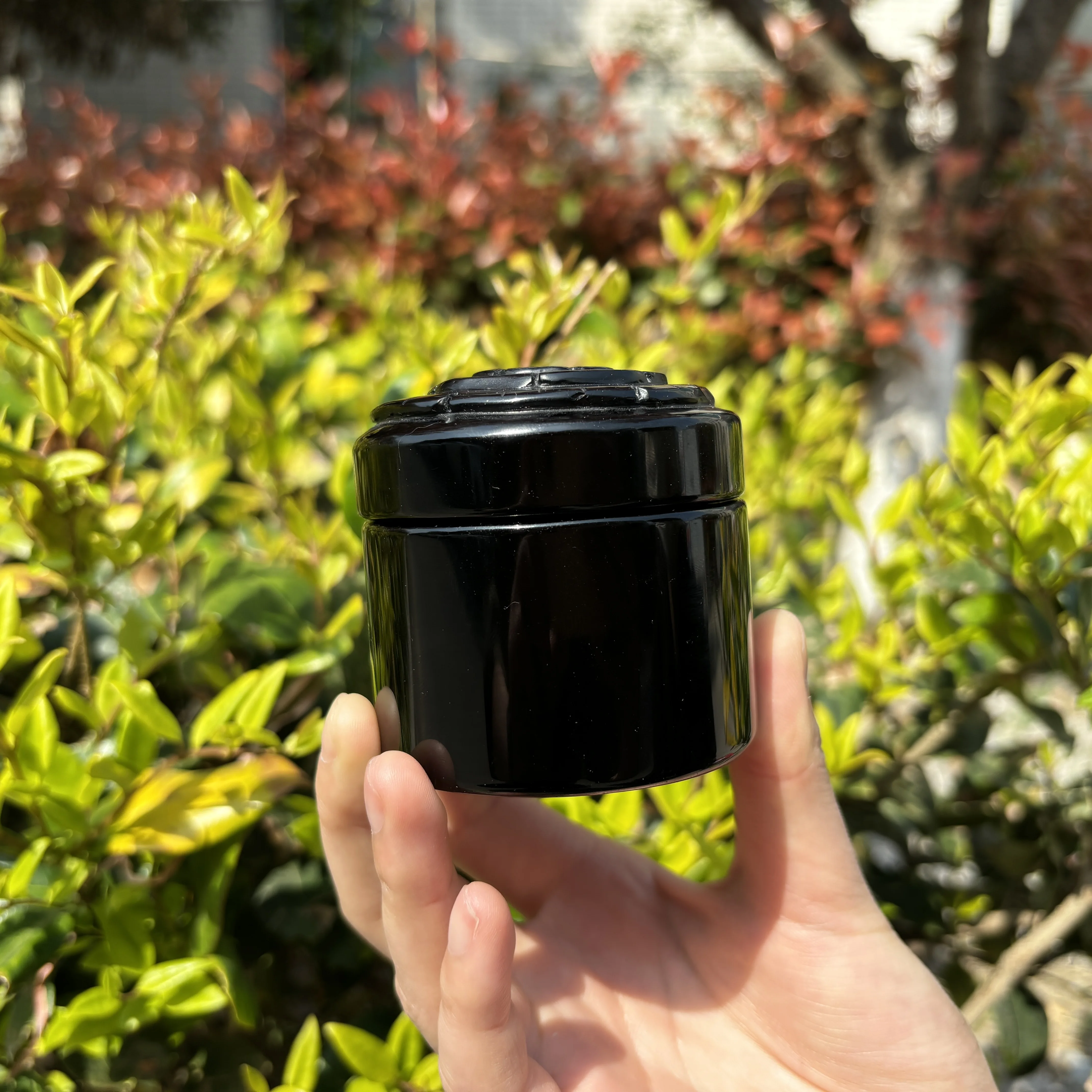 

Wholesale Hand Craft Crystal Jewelry Case Black Obsidian Natural Box For Gift Fengshui Home Decoration Healing