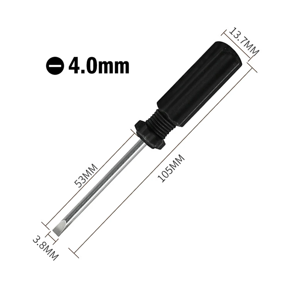 Hand Tool Screwdriver Repair Tool Portable Screwdriver Precision Screwdriver Slotted Cross 4.0mm 4.13Inch Mini High Quality