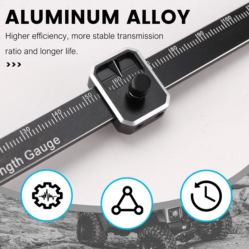 Rc Off-Road Vehicle Universal Tool Shock Travel Measuring Ruler For 1/8 1/10 RC Car