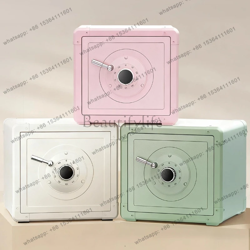 Modern Small Safe Box Security Protection Concealed Safe Bedside Table Bedroom Furniture Nightstands Home Strongbox Nightstand