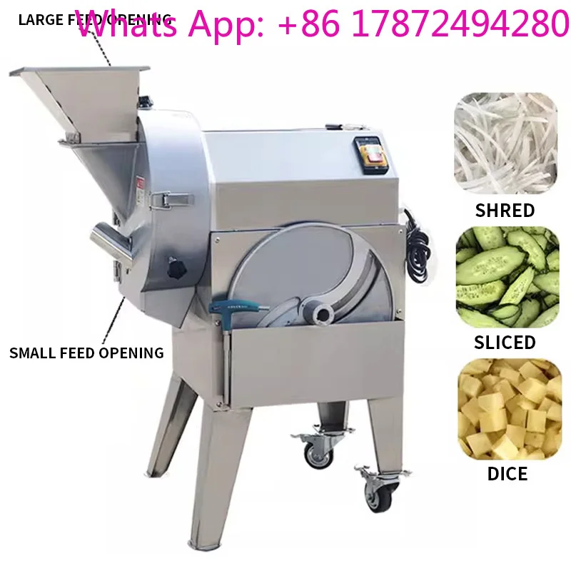 Multifunctional vegetable cutter Commercial electric potato slicer onion radish pepper dice automatic universal canteen machine