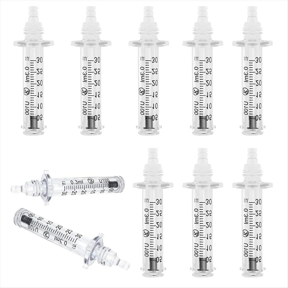 DT38 Empty Ampoule Nozzle - Disposable ,Individually Wrapped (10pcs) 0.3ML