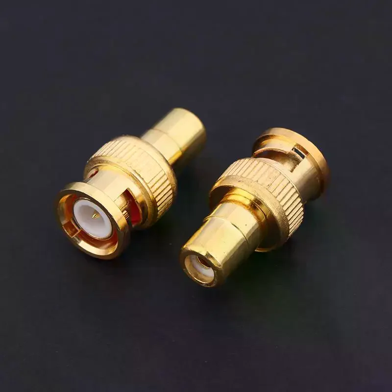 Video Audio AV Cables BNC Male To Female Adapter 75ohm Gold Plated Connector BNC Male To Female