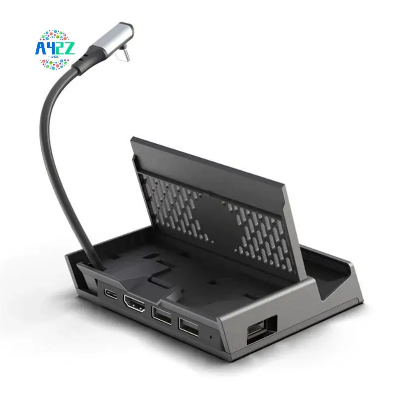 A42Z-For Steamdock Stand With Detachable USB C Hub Dex Docking Station For Steam Deck ROG Ally