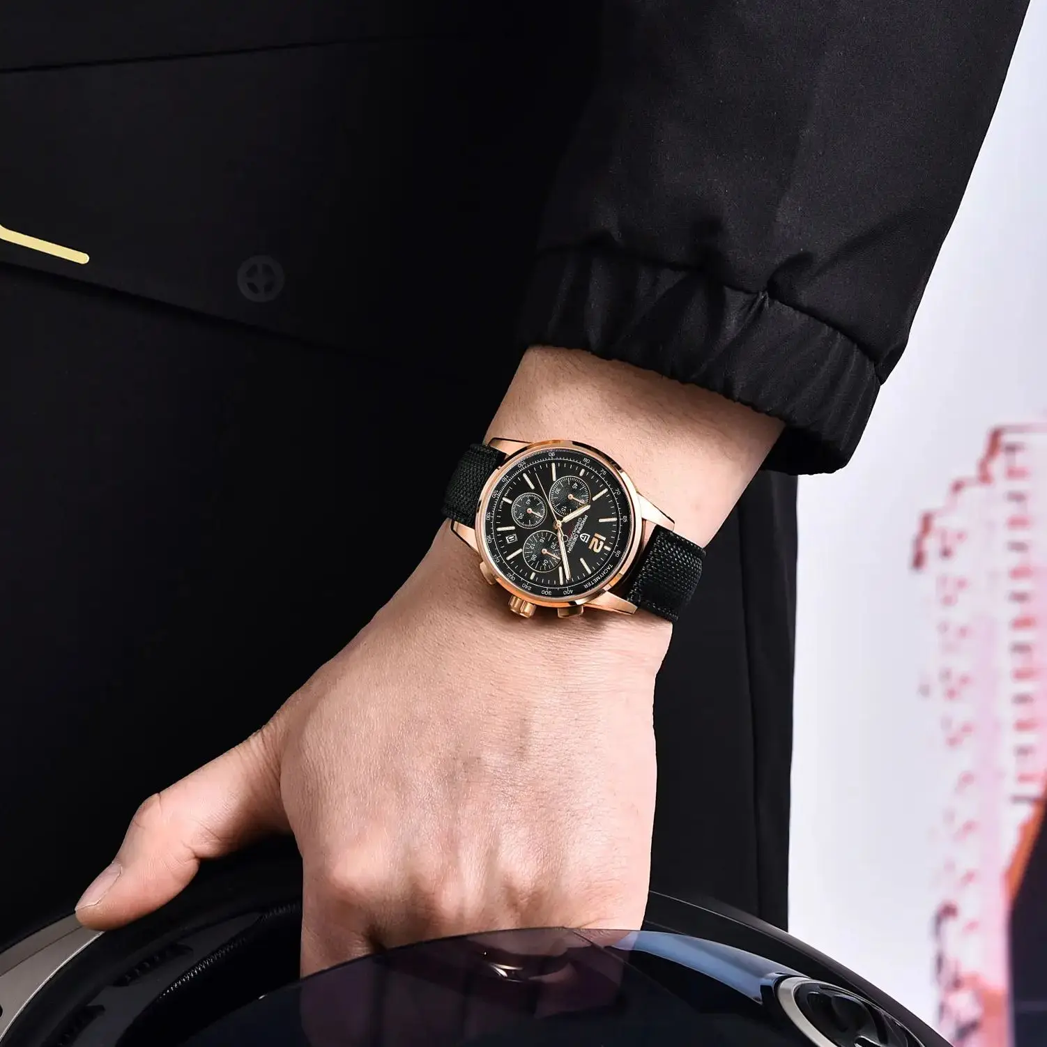 Pagani Design 2024 New VK63 Timed Men\'s Quartz Watch Top of the line Sapphire Fashion Nylon Waterproof Sports 10 Bar reloj hombe