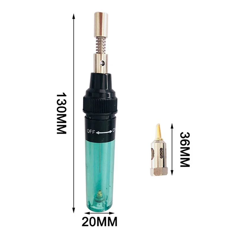 AUAU-1300 ℃   Celsius Butano 4 in 1 Saldatore a gas Cordless Penna per saldatura a gas butano Penna per saldatura Bruciatore Kit di saldatura A