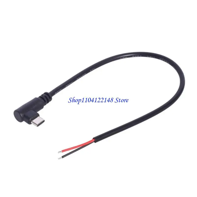 P9FA USB C Power Cable 2 Pack for DIY 5V Device Wiring