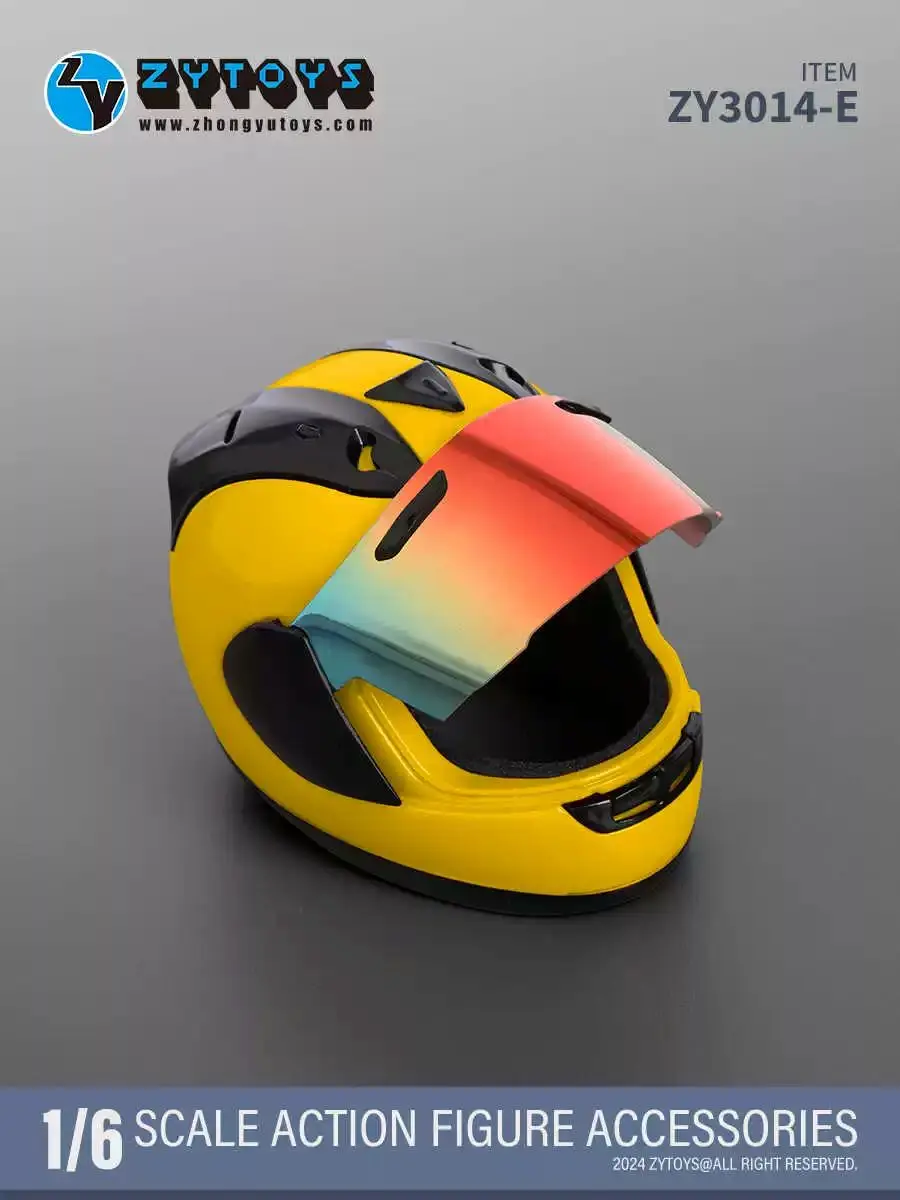 Snail ZY3014 X-008 ZYTOYS 1/6 Scale Motorcycle Helmet Model Fit 12'' Action Figure Doll Accessories Toy Hot Sale