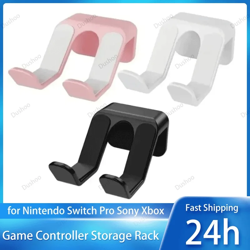 Base de parede para controle de jogo, sem necessidade de perfuração, rack de armazenamento para switch pro, sony, xbox, base de suporte
