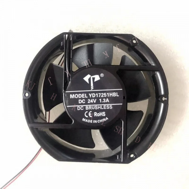 N  FOR  17251 YD17251HBL DC 24V 1.3A large airflow dual ball cooling fan