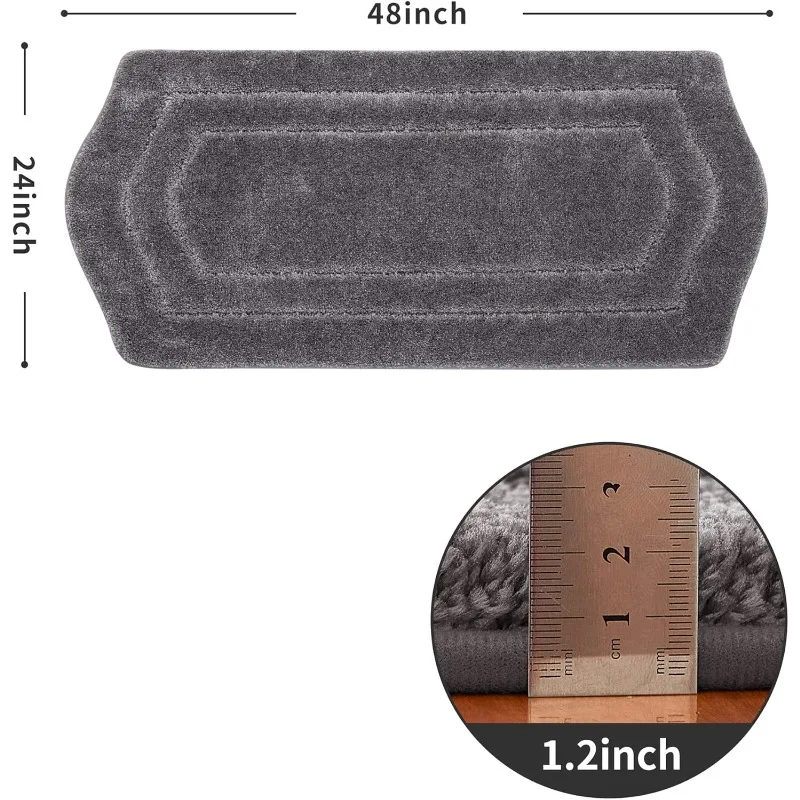 

Extra Thick Bath Linen Sets Rugs for Bathroom - Anti-Slip Bath Mats Soft Plush 100% Strong Polyester Living Room Bedroom