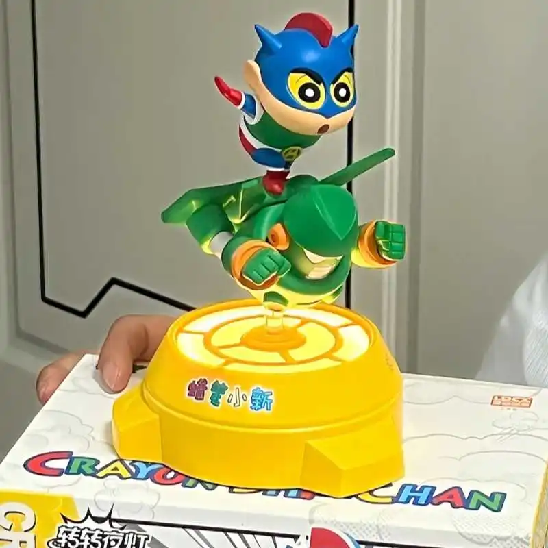 

Lamp Crayon Shin-Chan Turn Night Light Three-Level Adjustable Lighting Condam Robot Three-Dimensional Cartoon Gift Toys