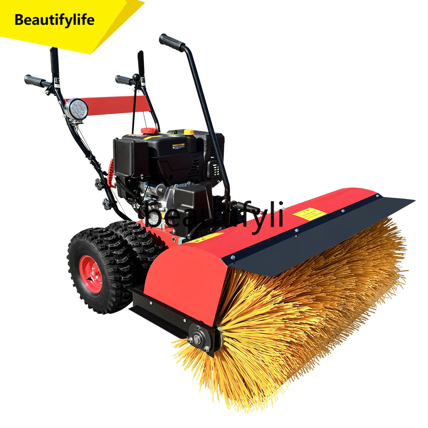 

A61 Hand-Pushed Snow Sweeper Small Snow Thrower Property Road Electric Driving Snow Removal Machine Handheld Clearing Machine
