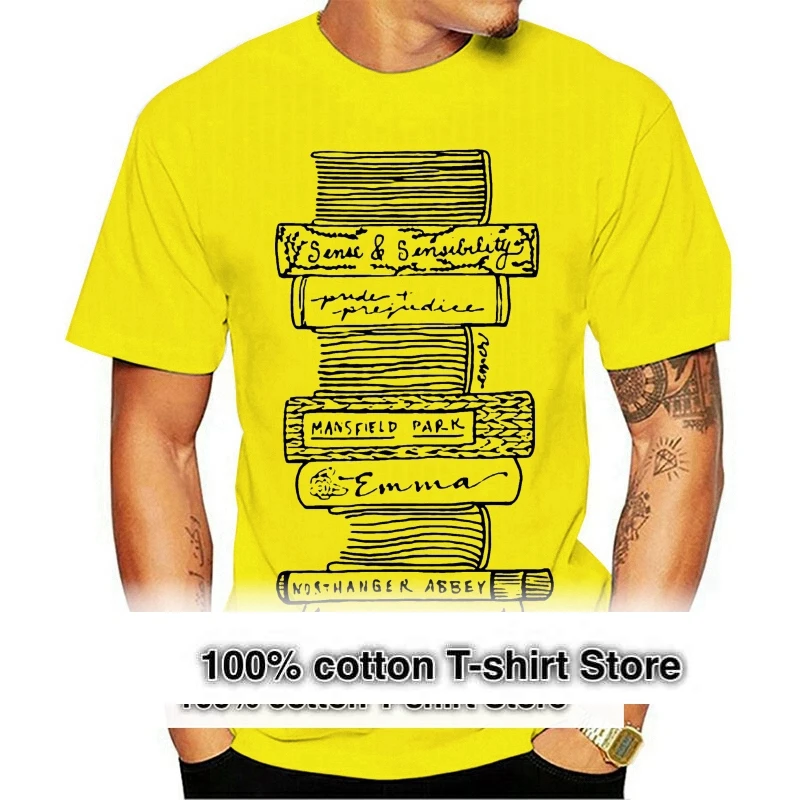 

t-shirt Tshirt Jane Austen&#39s Men Short Sleeve Novels Jane Austen T Shirt Women
