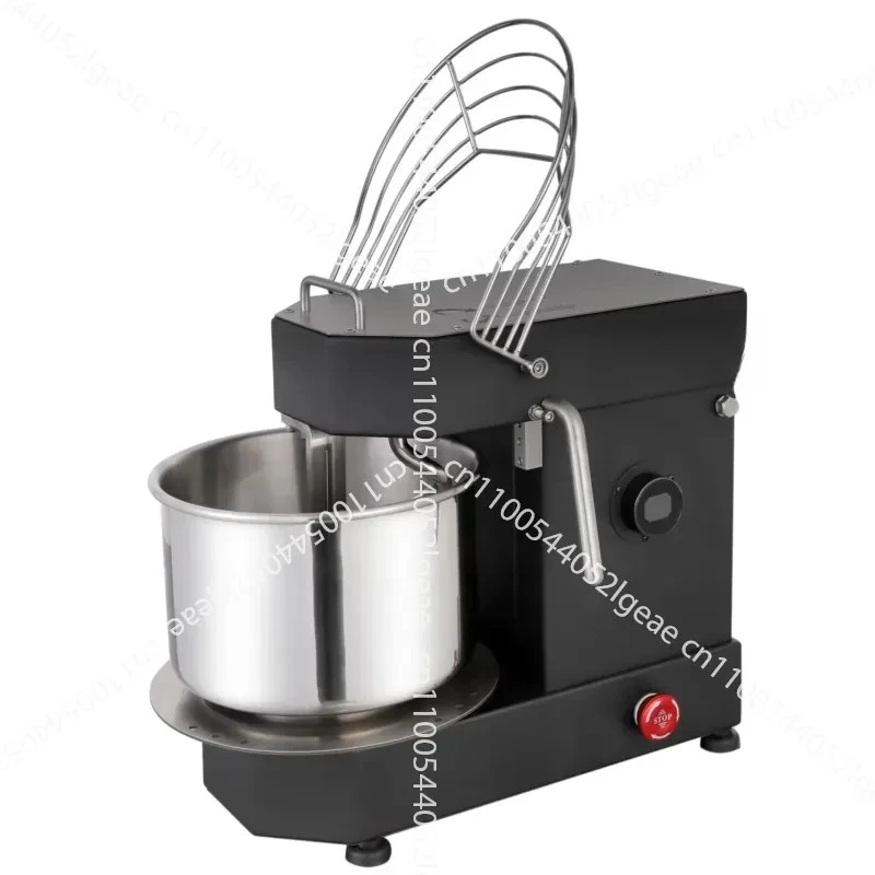 3kg Flour Mixer with Removable Bowl and Liftable Head, Desktop Mini Spiral Dough Kneader, Suitable for Commercial