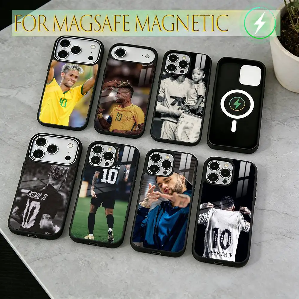 

Football 10 For N-NeYmAr Phone Case For iPhone17,16,15,14,13,12,11 Plus,Pro Magnetic For Magsafe Wireless Charging