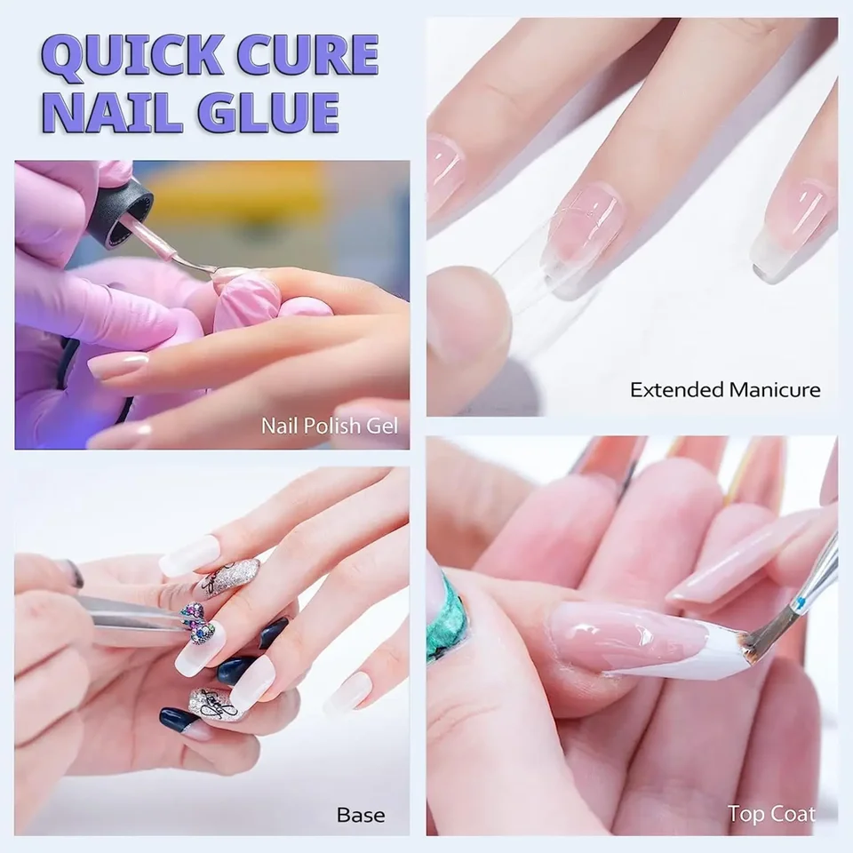 YIKOOLIN Lámpara de uñas UV mini para curar gel, LED para esmalte en gel, manicura USB, secadora de uñas de curado rápido 4