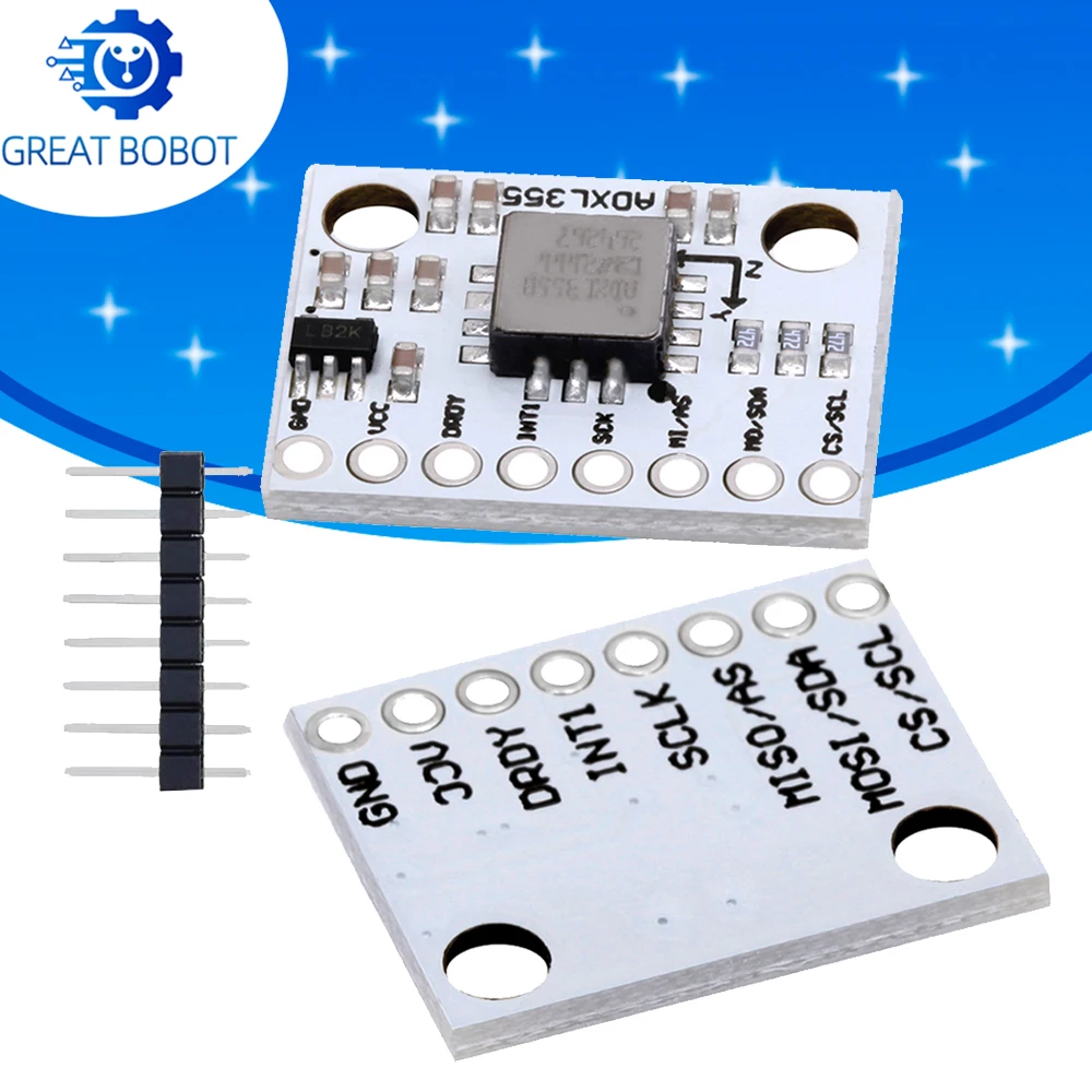 ADXL355 ADXL357 Three-axis Accelerometer Sensor Module Digital Output Industrial Grade Low Power Consumption