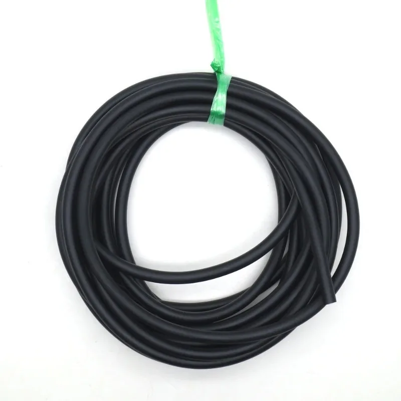 5M 10M 50M Black Rubber Band Used For Hunting Slingshot Inter Diameter 3mm Out Diameter 6mm Traditional Level Round Elastic Rope