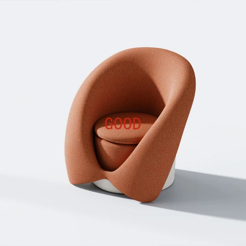 

French Cream Style Single Leisure Chair Modern Design Living Room Balcony Leisure Chair