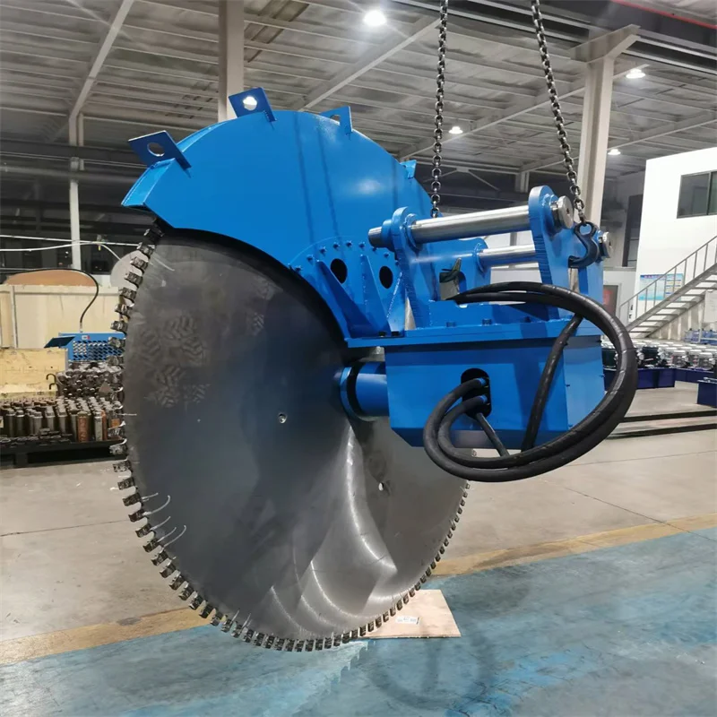 Hydraulic Rock Saw Attachment High Rigidity Body Sturdy Tool For Construction Machinery Equipment