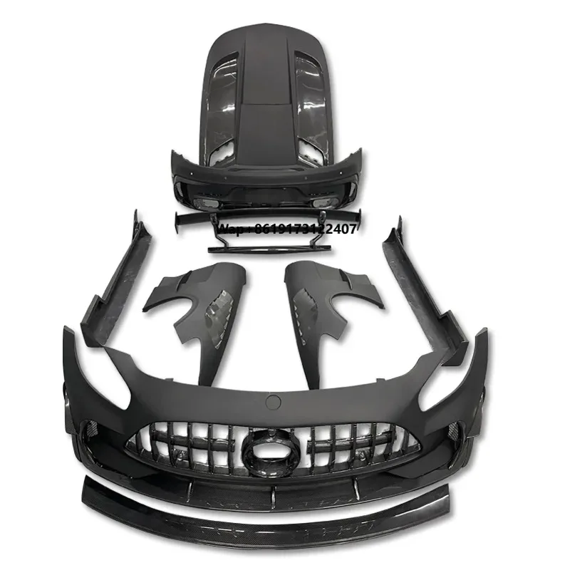 Perfect Fitment Black Series Style Carbon Fiber Body Kit for GT GT GTR  Bumpers Fender  Wing Hood