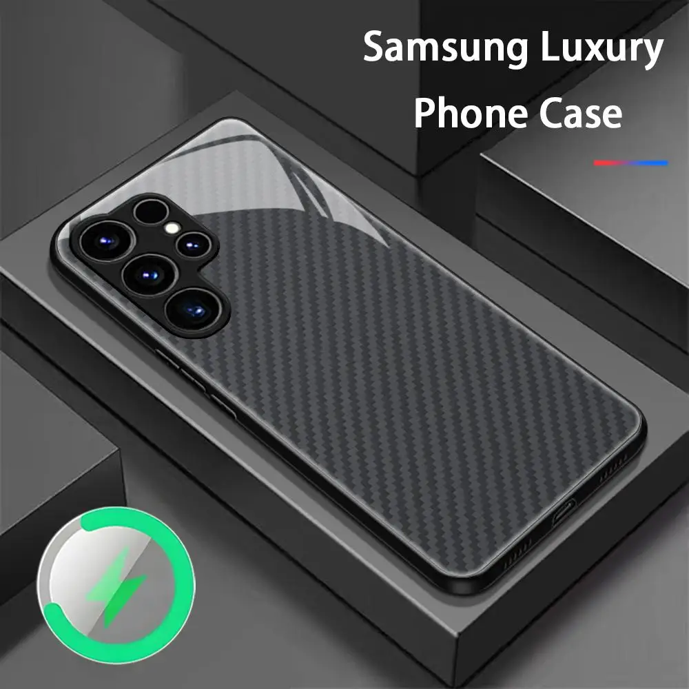 HD Carbon Kevlark Cool PITAKA Phone Case For Samsung S26 S25 S24 S23 S22 S21 S20 Plus Ultra Fold A Glass Magnetic Case