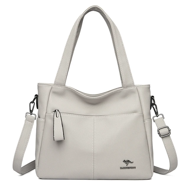 Wysokiej jakości damskie miękkie skórzane worek na ramię designerskie luksusowe torebki torby z bawełny dla kobiet nowe kobiece torby kurierskie typu Crossbody