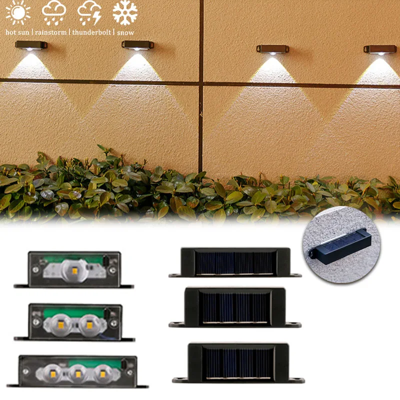

Solar Wall Light Outdoor Courtyard Villa Arrangement Fence Light Waterproof Wall Washer Light Garden Balcony Decorative Light