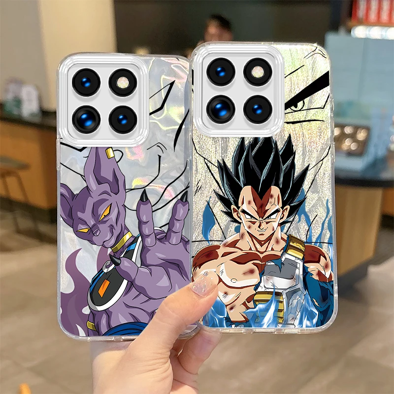 Cool D-Dragon Balls Anime Gradient Phone Case for Xiaomi Poco X6 X3 F6 M6 M4 Pro C61 13T 14T 11 Lite Hard Shockproof Matte Cover