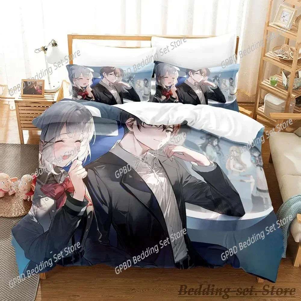 New Anime The Detective Is Already Dead Comfortable Duvet Cover Pillowcase Bedding Set Children Bedroom Decoration Home Textile