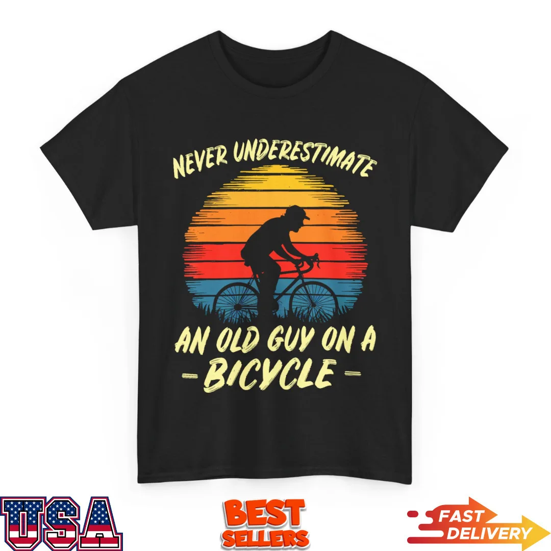 Funny Bicycle Fathersday Grandpa Outdoor Cyclist Gift T-Shirt