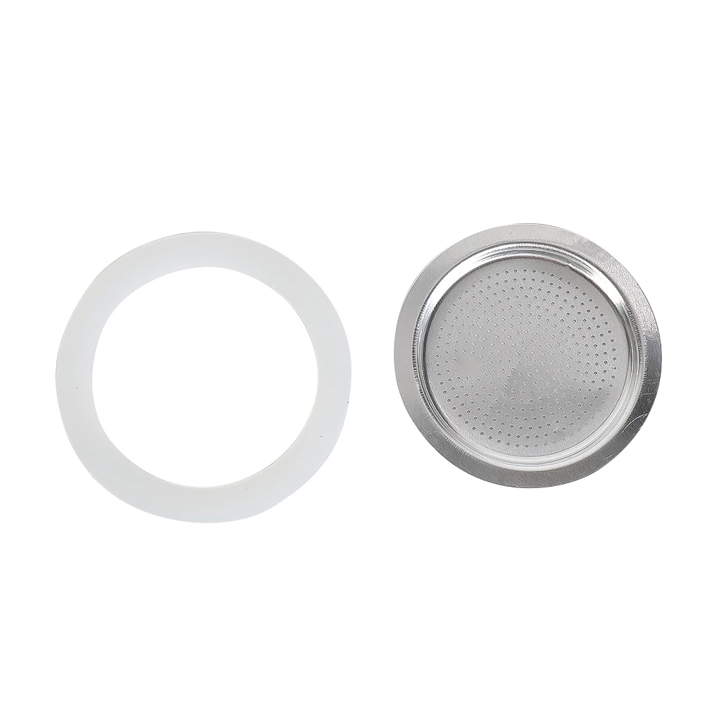 Replacement Gasket Seal For Coffee Espresso Moka Stove Pot Top Silicone Rubber Express Pot Kitchen Supplies Coffee Accessories