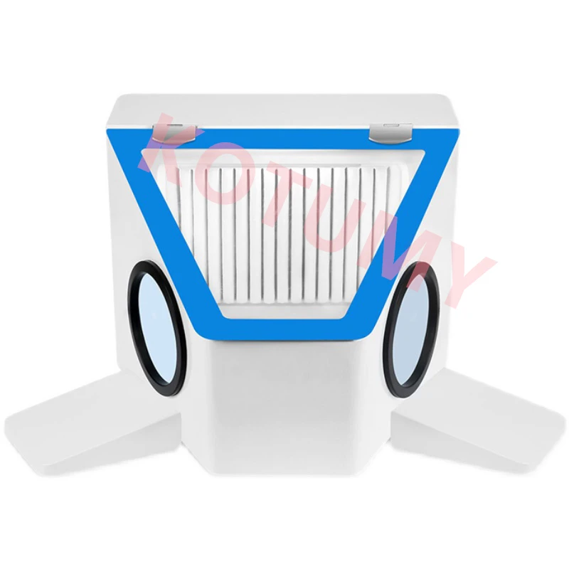 Dental Lab Dustproof Box Vacuum Dust Extractor Box Lapping Protector Dental Sandblasting Engraving Operation Dust Collector