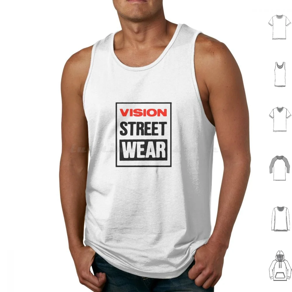 Vision Street Wear , Skateboard T Shirt Design Tank Tops Vest Sleeveless Vision Vision Street Wear Vision Skateboard Santa