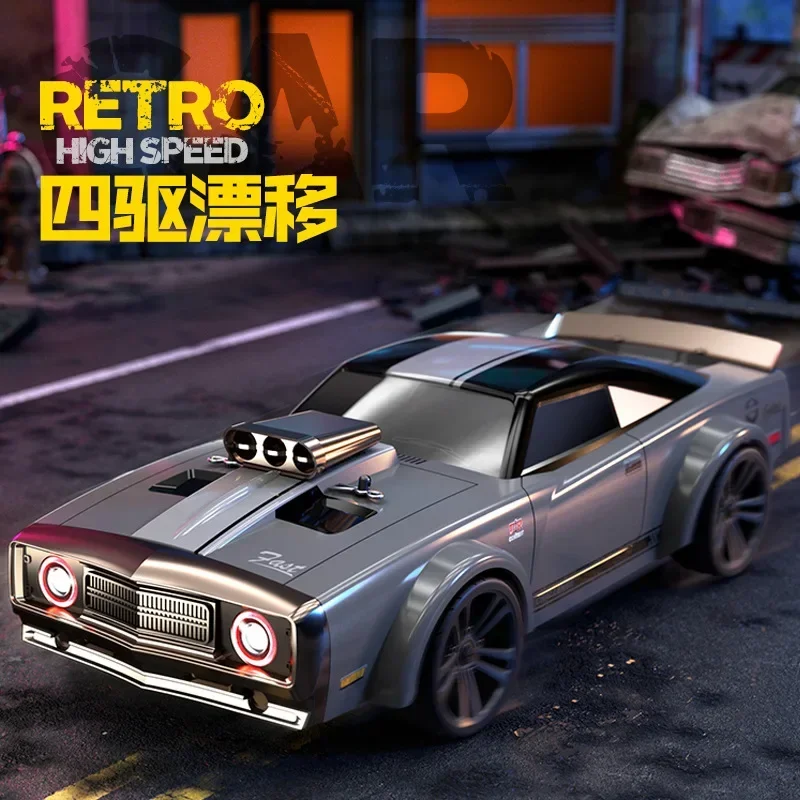 Scy-16303 1:16 Rc Car   35km/h Rc Car 4wd With Led Light Remote Control Muscle Cars High Speed Drift Racing Vehicle For Kids Toy