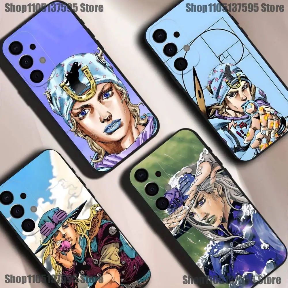 

Johnny Joestar J-Jojo Phone Case For Samsung S25,S24,S21,S22,S23,S30,Ultra,S20,Plus,Fe,Lite,5G Black Cover