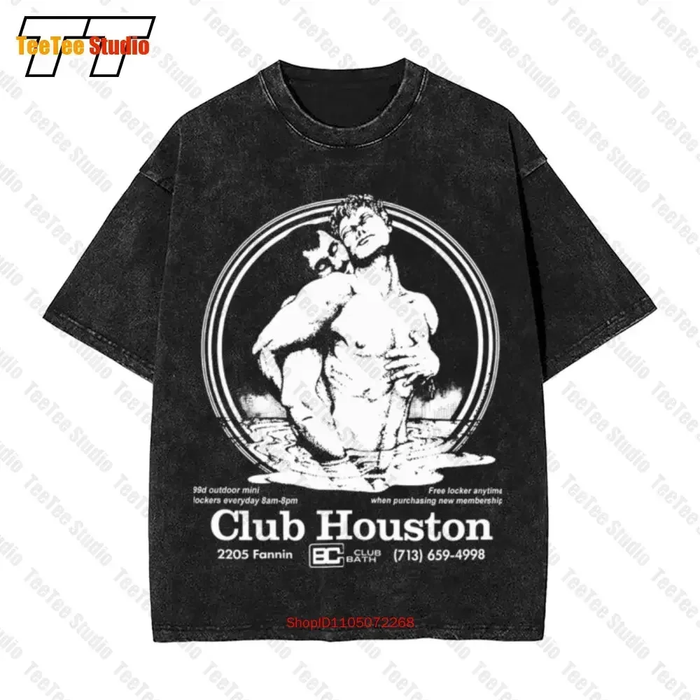 Club Houston Bath House Cruising Vintage Oversized T-Shirt TDHT