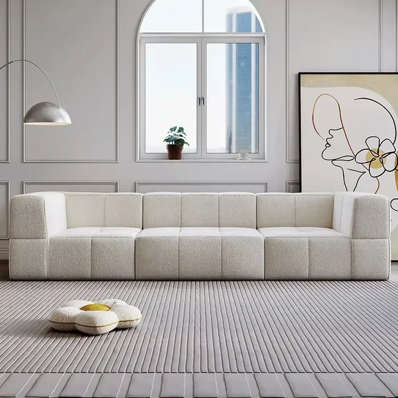 Premium Three-Seat Modular Vintage Sofa Indoor Contemporary Compressed Furniture for Villa or Park Application