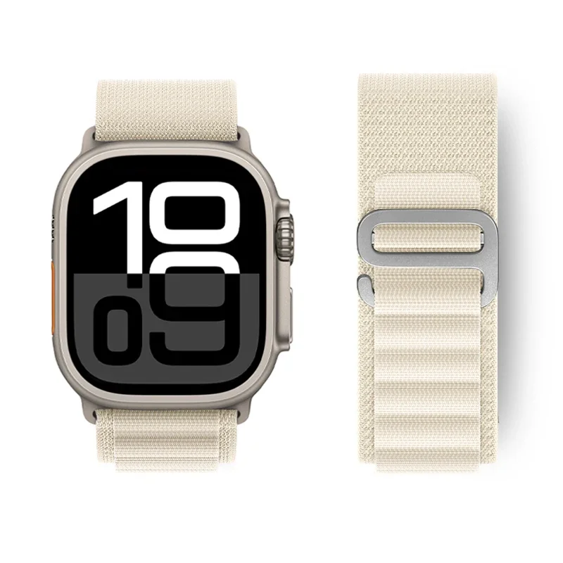 Alpine Loop für Apple Watch Armband Ultra 3 4 49mm Serie 10 9 SE3 46mm 42mm 40-44mm 45mm 41mm G-Haken Sportarmband Correas iWatch 11