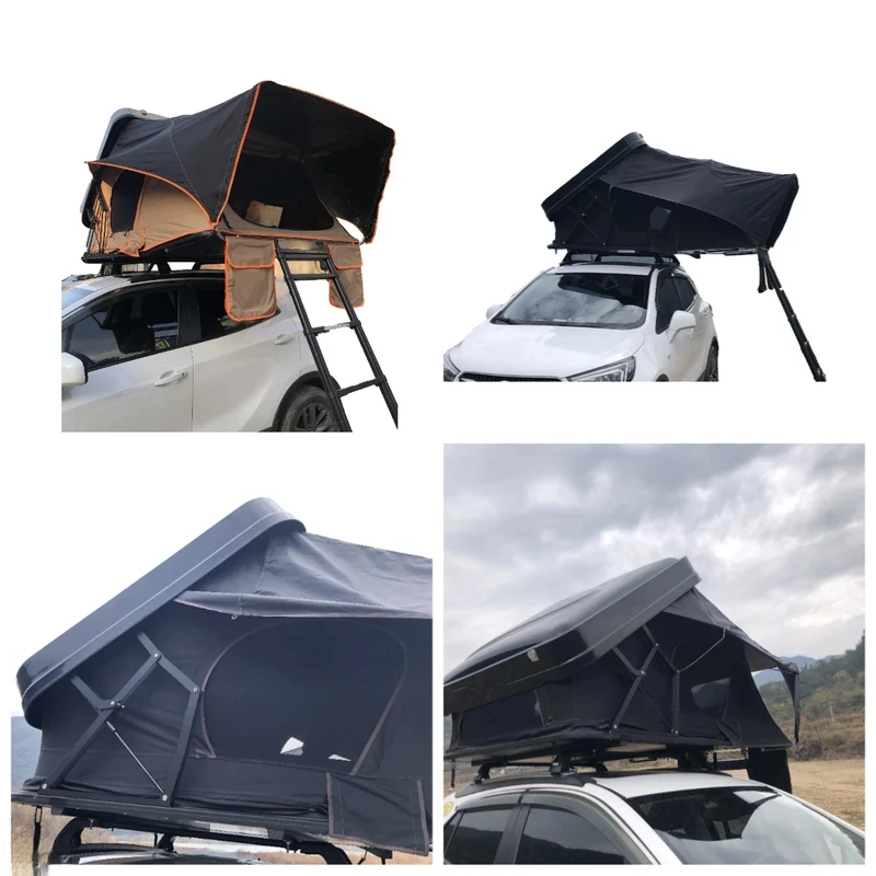High Quality Waterproof Shell Car Roof Top Outdoor Camping Clamshell 4X4 Truck Rooftop Tent With Hard Cover