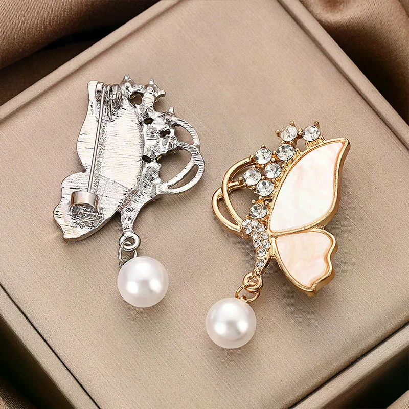 الراقية بروش الفراشة الأنيقة معطف الملابس المألوف التبعي #4