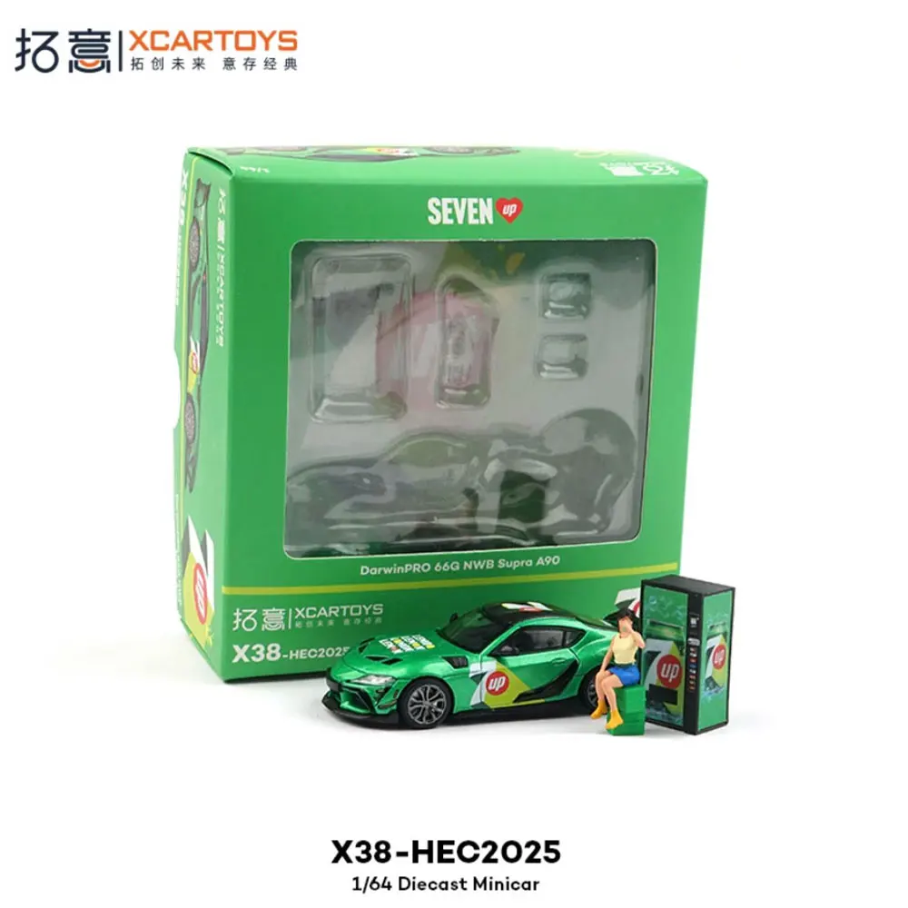 

Модель автомобиля из сплава 1:64 Tuoyi POPRACE X38-HEC202, зеленый суперкар, гоночная машина, коллекционные украшения, подарки для мальчиков