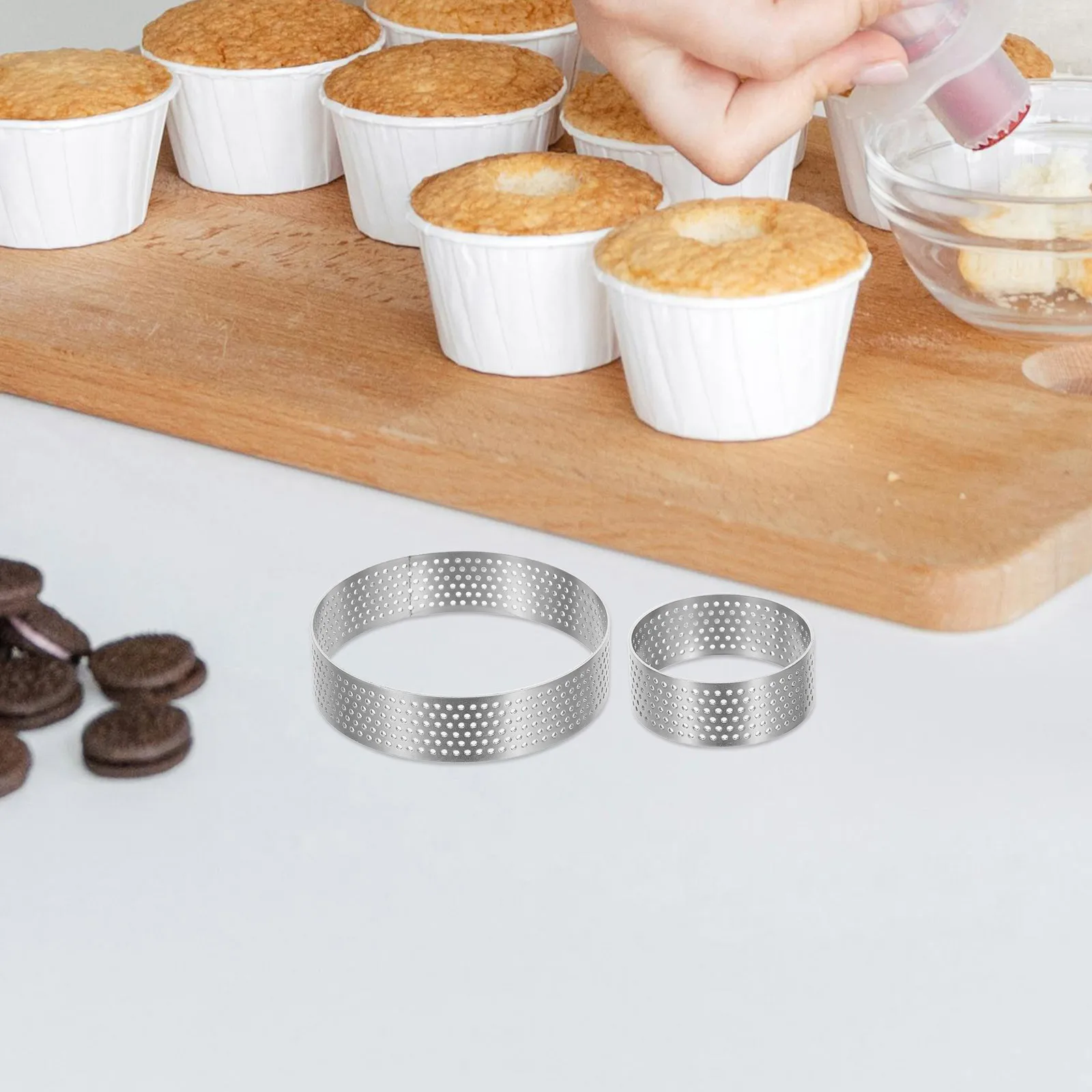 

Silicone Mousse Molds Set Professional Grade Baking Supplies Heat Resistant Flexible Non Stick for Perfect Desserts