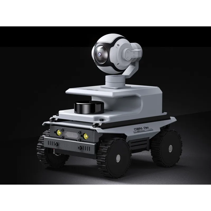 Cobra Flex 4WD Universal Modular Chassis Kit for Robot Building - 4 Wheels Compact Drive-by-Wire Hub Motor Multi-Host Compatible