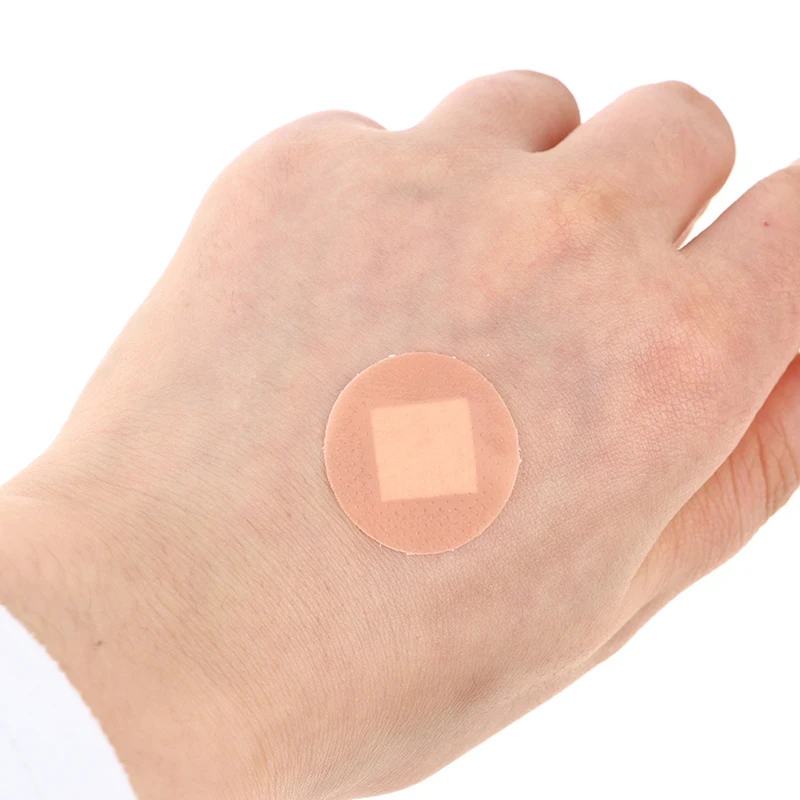 100 Chiếc Băng Trợ Chống Thấm Thoáng Khí Dính Thạch Cao Vết Thương Cầm Máu Miếng Dán Ban Nhạc Đầu Tiên Viện Trợ Băng