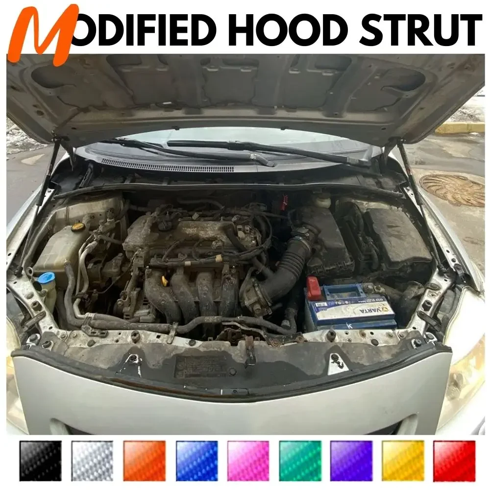 Front Hood Struts for Toyota Corolla E140/E150 Wide-body 2007-2013 Shock Lift Supports Bonnet Gas Dampers Springs No-Drill
