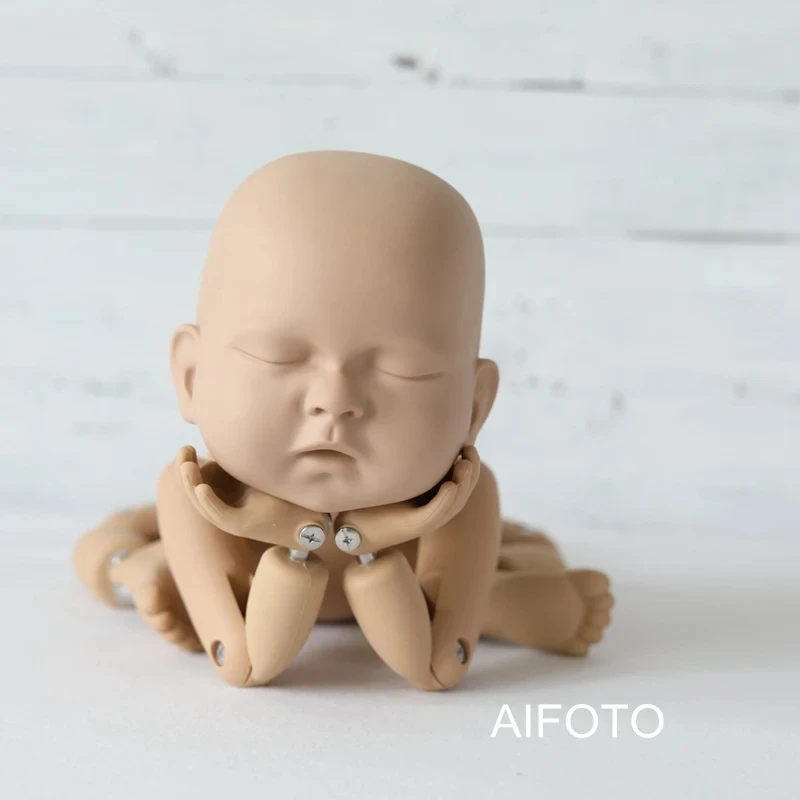 Posing Joint Doll Model Newborn Photography Props Photo Shooting Studio Accessories Flokati baby Fotografia Simulation Training