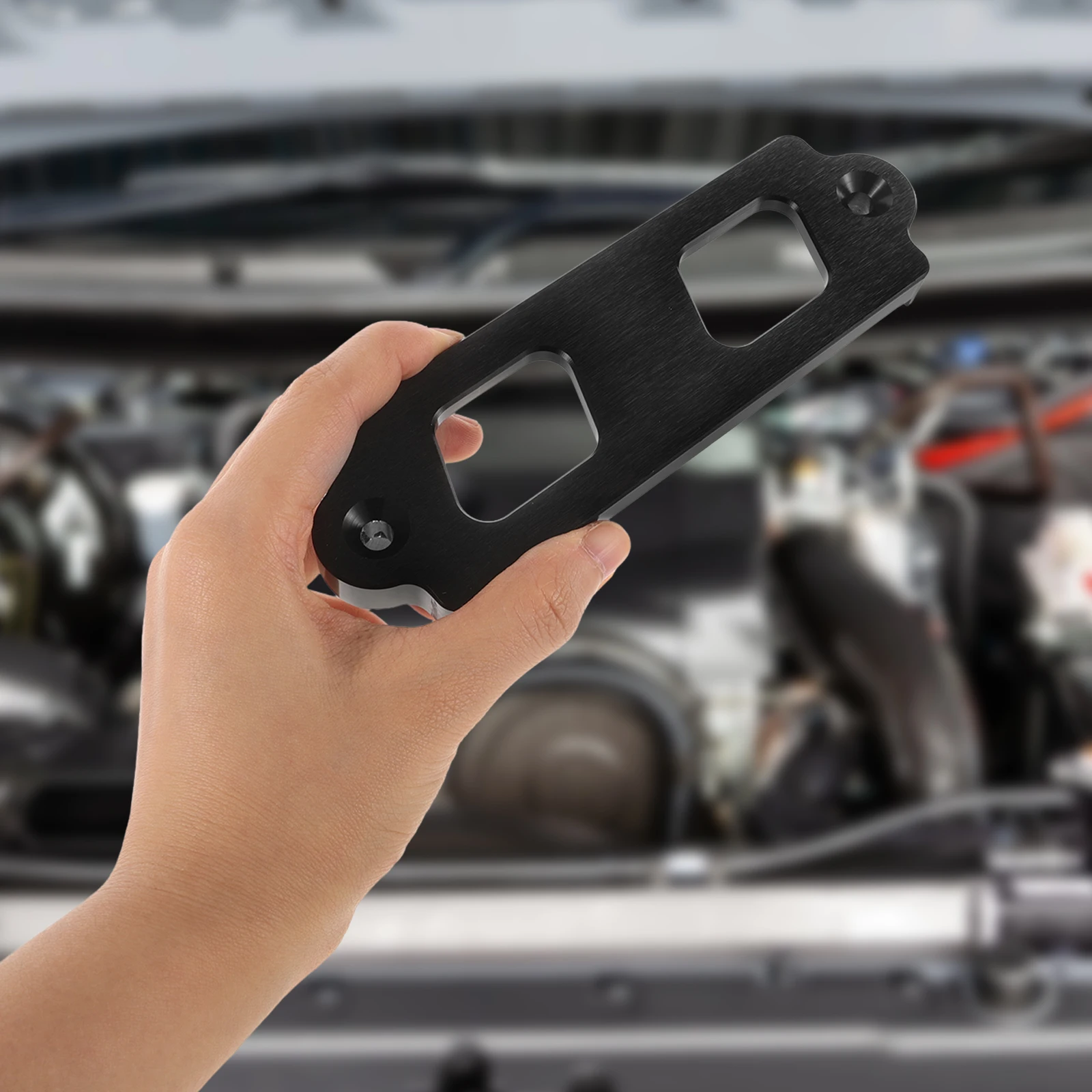 

Holder Aluminum Alloy Compatible Civic Durable Compact Design Easy Installation Truck Mount Bracket Protection