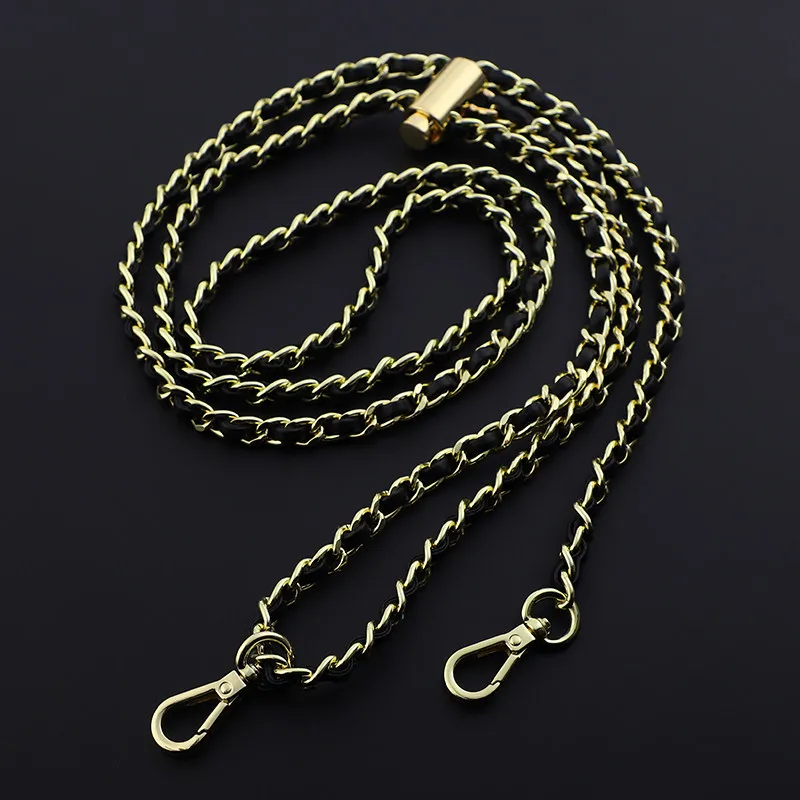 Women's Bag Chain Adjustable Shoulder Strap Underarm Crossbody Bag Strap Piercing Leather Chain Accessories